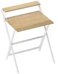 Homcom Schreibtisch, Natur, Holzwerkstoff, Nachbildung, 1 F&auml;cher, Rechteckig,