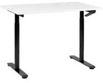 Beliani Schreibtisch, Wei&szlig;, Schwarz, Holz, 72x74x120 cm, Arbeitszimmer,