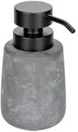 Wenko Seifenspender Sacile, Grau, Schwarz, Kunststoff, 8.5x16x11 cm, Spender
