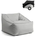 Mokebo Outdoor, Grau, Textil, 80x60x83 cm, Gartenm&ouml;bel, Outdoor-Sitzs&auml;cke