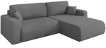 Altdecor Ecksofa, Taupe, Kunststoff, 3-Sitzer, L-Form, 276x193 cm, Wohnzimmer, Sofas