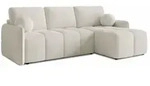 Sofnet Ecksofa, Wei&szlig;, Kunststoff, 5-Sitzer, L-Form, 218x150 cm, Wohnzimmer,...
