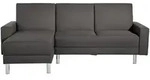 Max Winzer Eckschlafsofa, Anthrazit, Metall, 3-Sitzer, F&uuml;llung:...