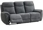 Beautysofa 3-Sitzer-Relaxsofa, Dunkelgrau, Textil, 215x106x100 cm, Wohnzimmer,...