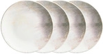 M&auml;ser Desserttellerset Aquarellia Lila, Lila, Wei&szlig;, Keramik, 4-teilig, rund, 2.5