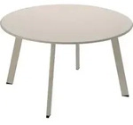 Ambiance Couchtisch, Beige, Metall, Rund, 70x40x70 cm, Wohnzimmer,...