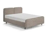 Beautysofa Polsterbett, Cappuccino, Textil, 160x200 cm, Schlafzimmer, Betten,