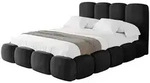 Altdecor Polsterbett, Schwarz, Textil, H3 + H4, 140x200 cm, Schlafzimmer,...