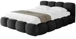 Altdecor Polsterbett, Schwarz, Textil, H3 + H4, 180x200 cm, Schlafzimmer,...