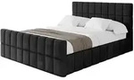 Altdecor Polsterbett, Schwarz, Textil, H3 + H4, 120x200 cm, Schlafzimmer,...