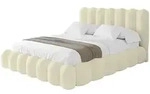 Altdecor Polsterbett, Taupe, Textil, H3 + H4, 140x200 cm, Schlafzimmer, Betten,