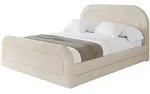 Altdecor Polsterbett, Creme, Textil, H3 + H4, 160x200 cm, Schlafzimmer, Betten,