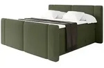 Altdecor Boxspringbett, Jadegr&uuml;n, Holzwerkstoff, H3 + H4, H&ouml;he ca. 38 cm, 180x200