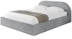 Altdecor Polsterbett, Hellgrau, Textil, 160x200 cm, Schlafzimmer, Betten,