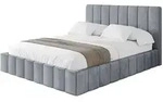 Altdecor Polsterbett, Grau, Textil, 140x200 cm, Schlafzimmer, Betten,...