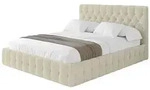 Altdecor Polsterbett, Taupe, Textil, H3 + H4, 120x200 cm, Schlafzimmer, Betten,