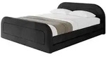 Altdecor Polsterbett, Schwarz, Textil, H3 + H4, 180x200 cm, Schlafzimmer,...