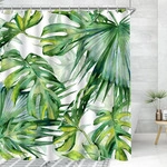 Duschvorhang, Gr&uuml;n, Textil, 120x180 cm, Badtextilien, Duschvorh&auml;nge