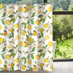 Duschvorhang, Mehrfarbig, Textil, 150x200 cm, Badtextilien, Duschvorh&auml;nge