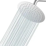 Duschkopf, Silber, Metall, 20.3x12.7x20.3 cm, Badezimmer, Baden & Duschen,