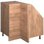 Vicco Dachschr&auml;genschrank, Eiche, Eiche, Holzwerkstoff, 2 F&auml;cher, Rechteckig,