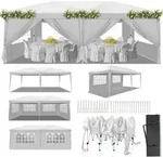 Faltpavillon, Wei&szlig;, Textil, 300x268x600 cm, Sonnenschutz & Sichtschutz,...