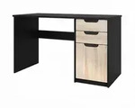 Vladon Schreibtisch, Eiche San Remo, Holzwerkstoff, 60x76x129 cm, Arbeitszimmer,