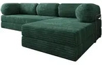 Masseno Ecksofa, Gr&uuml;n, Textil, 4-Sitzer, L-Form, 270x160 cm, Wohnzimmer, Sofas &