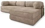 Masseno Ecksofa, Beige, Textil, 4-Sitzer, L-Form, 270x160 cm, Wohnzimmer, Sofas &