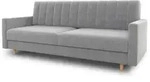 Schlafsofa, Grau, Holz, 3-Sitzer, Rechteckig, 214x86x90 cm, Wohnzimmer, Sofas &