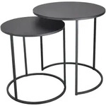 Loft42 Beistelltisch, Schwarz, Metall, 49x52x49 cm, Wohnzimmer, Wohnzimmertische,