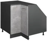 Vicco Dachschr&auml;genschrank, Grau, Anthrazit, Holzwerkstoff, 2 F&auml;cher,...