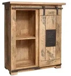 Massivmoebel24 Kommode, Natur, Holz, Echtholz,Mangoholz, 1 F&auml;cher, 2 Schubladen,