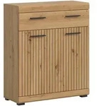 Mid.you Midischrank Scout, Eiche Artisan, Kunststoff, Holzoptik, 1 F&auml;cher, 1