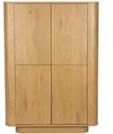 Housecraft Living Aufbewahrungsschrank, Natur, Holzwerkstoff, 4 F&auml;cher,...