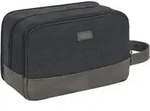 Kulturtasche, Schwarz, Textil, 16x13x25 cm, Badaccessoires, Waschplatzzubeh&ouml;r,