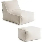 Mokebo Sitzsack, Beige, Textil, 155x65x65 cm, Wohnzimmer, Hocker, Sitzs&auml;cke,...