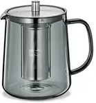 K&uuml;chenprofi Teekanne Assam, Grau, Glas, 1 L, 12x16x17.5 cm, Kaffee & Tee,...
