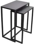 Loft42 Beistelltisch, Schwarz, Metall, 51x64x31 cm, Wohnzimmer,...