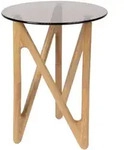 Dutchbone Beistelltisch, Klar, Glas, 40x50x40 cm, Wohnzimmer, Wohnzimmertische,