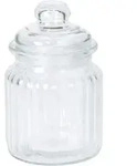 Excellent Houseware Glas, Transparent, Glas, Rund, 9.5x12.5x9.5 cm, K&uuml;chenzubeh&ouml;r,