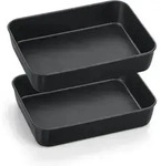 Backblech, Schwarz, Metall, 18x5x23.8 cm, Backen, Backformen, Backbleche