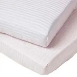 Homescapes Damast-Spannbettlaken, Rosa, Textil, Rechteckig, 70x140 cm, Schlafen,