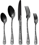 Besteckset, Schwarz, Metall, Essen & Trinken, Besteck, Besteck-Sets