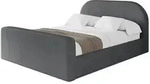 Altdecor Polsterbett, Anthrazit, Textil, H3 + H4, 180x200 cm, Schlafzimmer,...