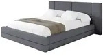 Altdecor Polsterbett, Dunkelgrau, Textil, 160x200 cm, Schlafzimmer, Betten,