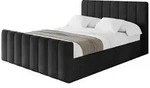 Altdecor Polsterbett, Schwarz, Textil, 120x200 cm, Schlafzimmer, Betten,