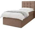Mirjan24 Boxbett, Braun, Kunststoff, H&ouml;he ca. 19 cm, Rechteckig, 80x200 cm,