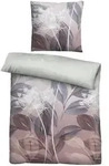 biberna Bettw&auml;sche-Garnitur, Cappuccino, Textil, Floral, 135x200 cm,