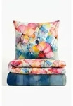 biberna Bettw&auml;sche-Garnitur, Blaugrau, Textil, Floral, 135x200 cm, Schlaftextilien,